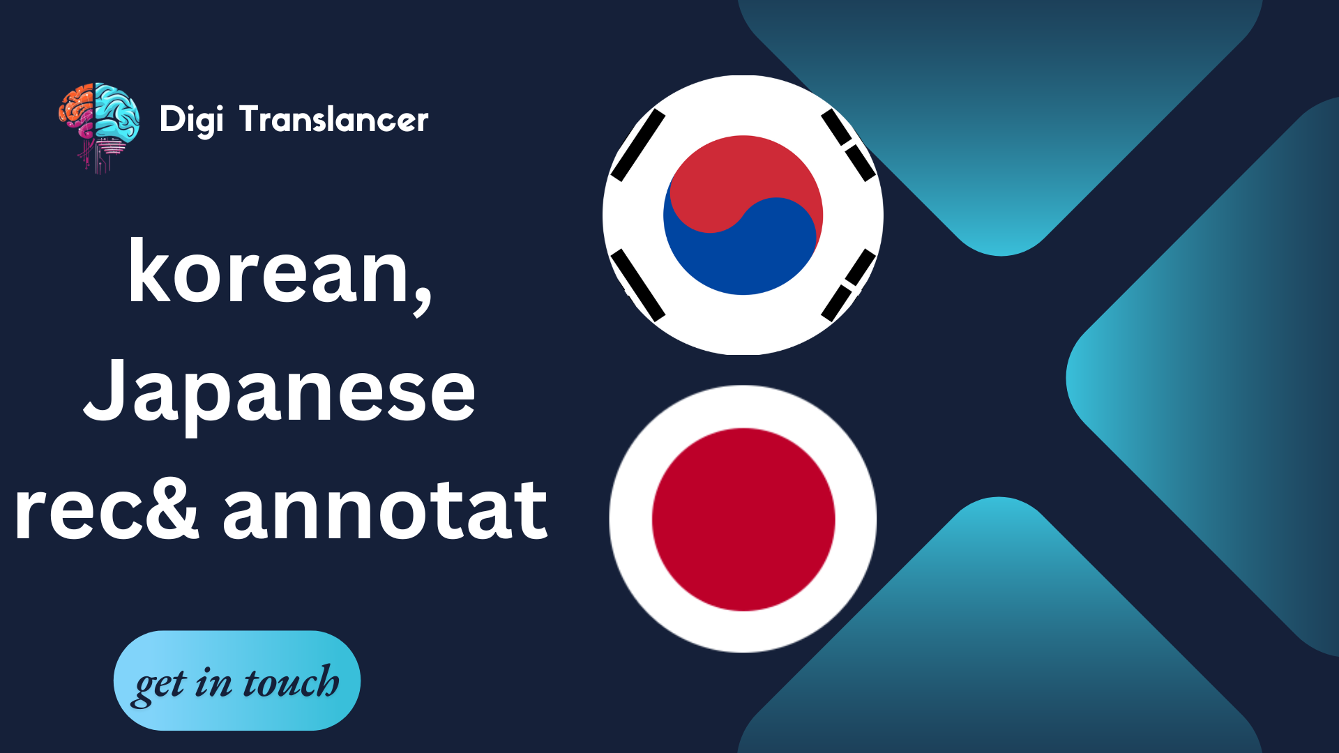 Korean and Japanese Recording and Annotation